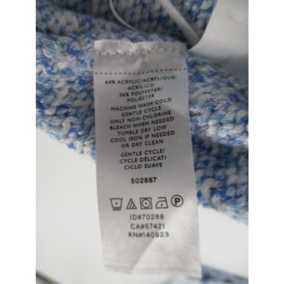 Loft Womens Sweater XL Light Blue Twist Back Sweater Ladies Open Back Knit New - Picture 16 of 16